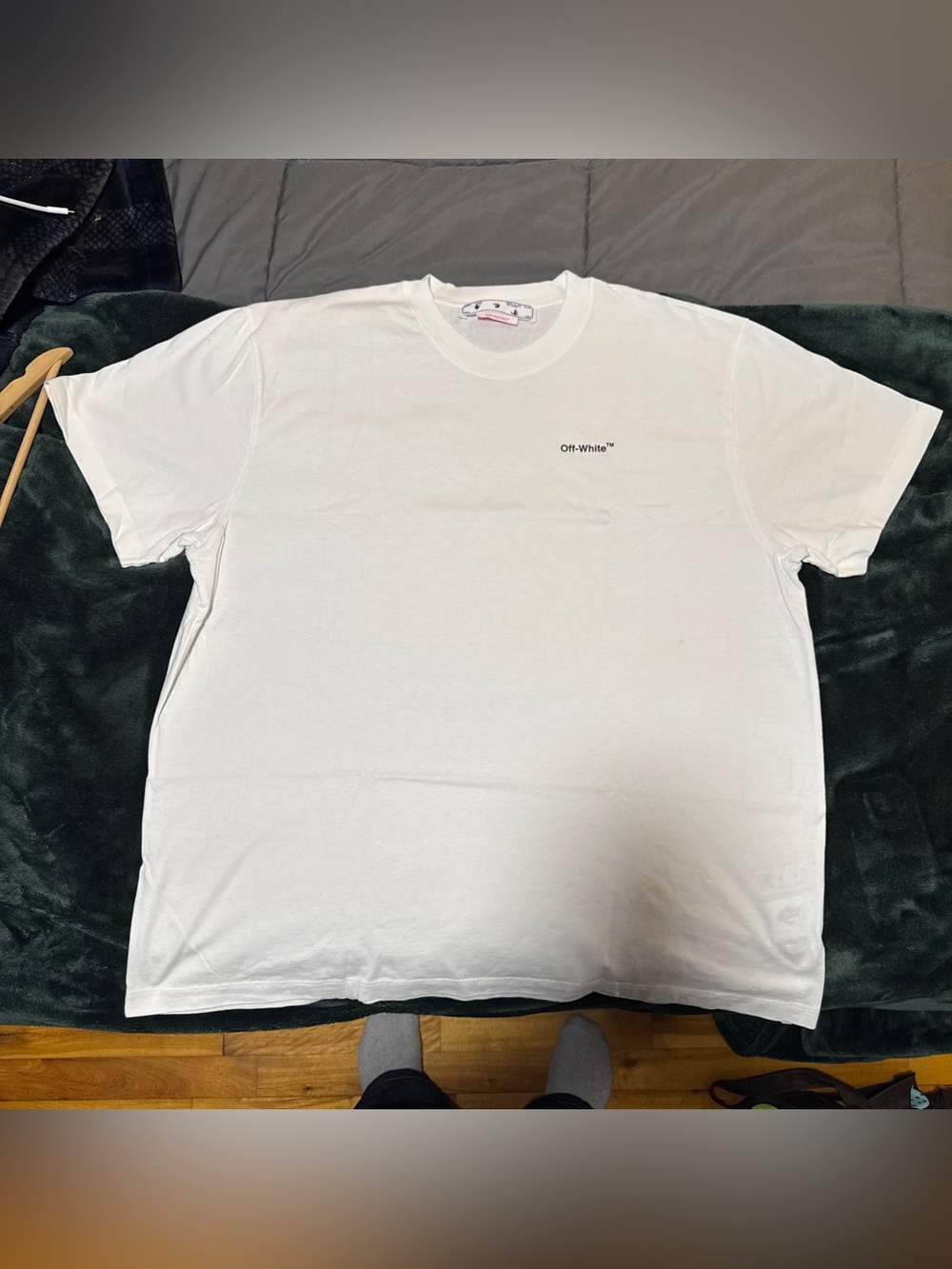 Off-White White Medium T Shirt Men’s Short Sleeve Logo Tee White